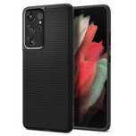 Etui Spigen Liquid Air Na Samsung Galaxy S21 Ultra - Czarny Mat