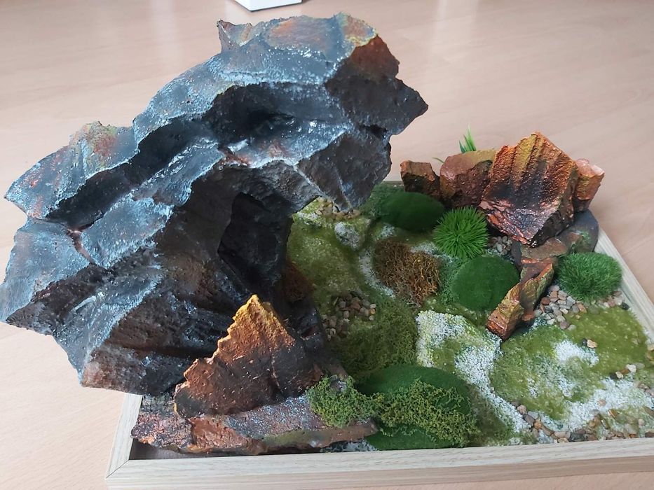 Panel dekoracyjny, imitacja kamienia.