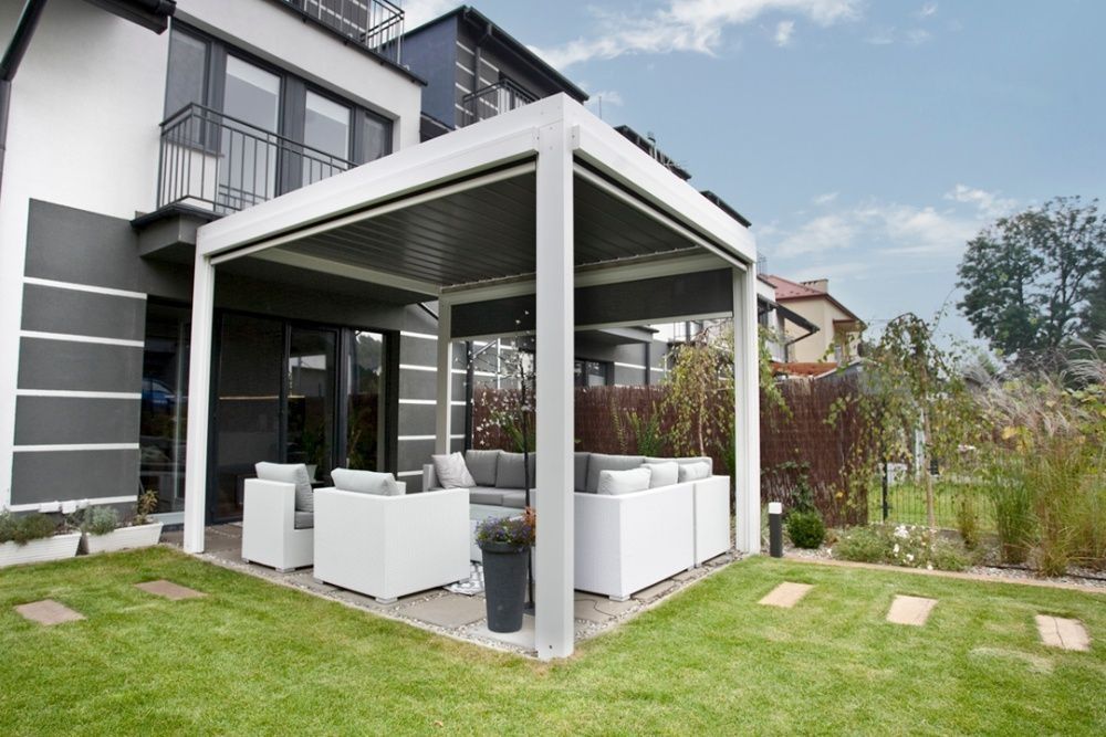Pergola Aluminiowa altana z montażem 300x420 SELT SOMFY Ruda Śląska