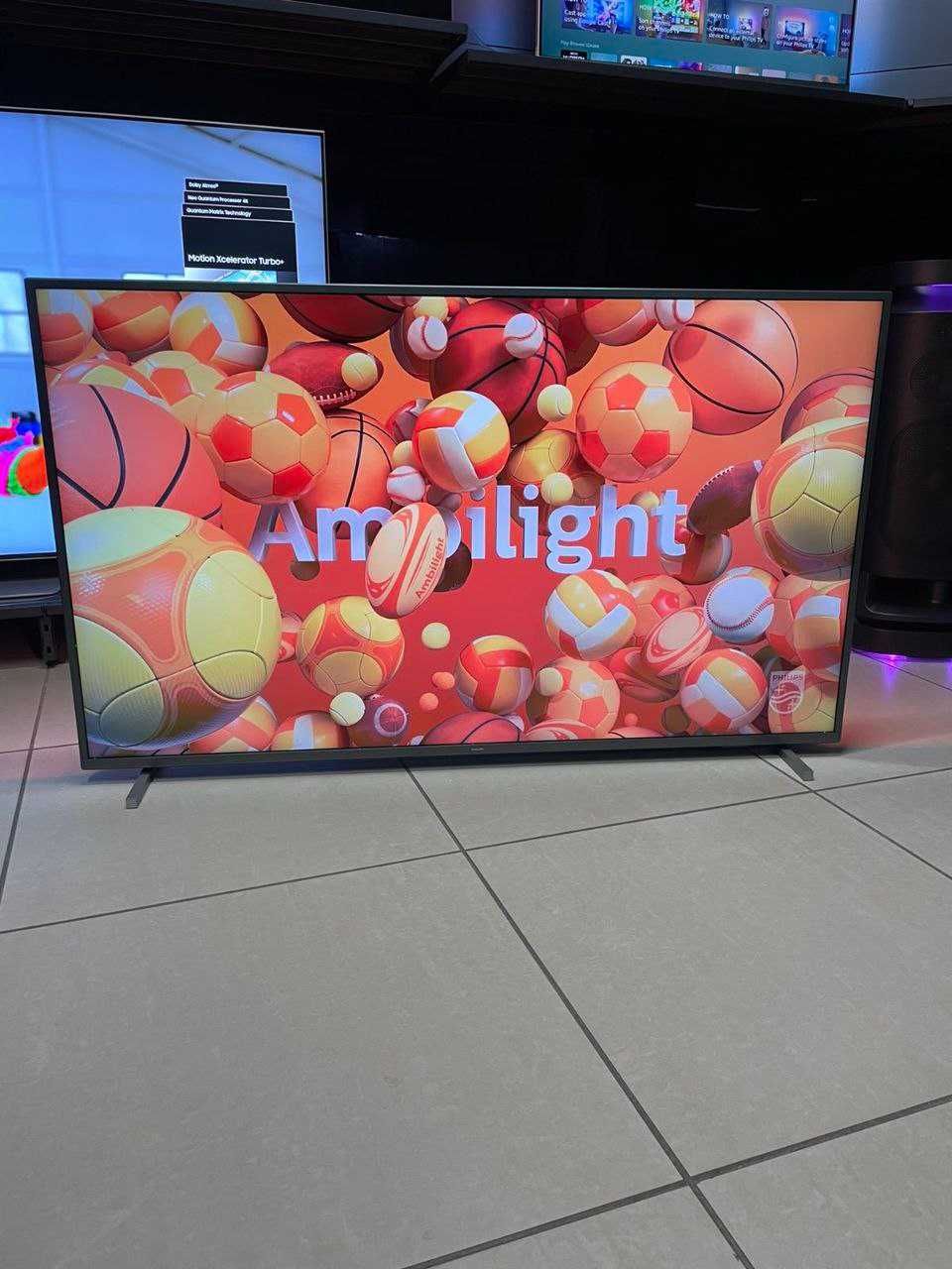 58" 4К Безрамочний UHD AMBILIGHT Смарт PHILIPS 58PUS7805 Німеччини