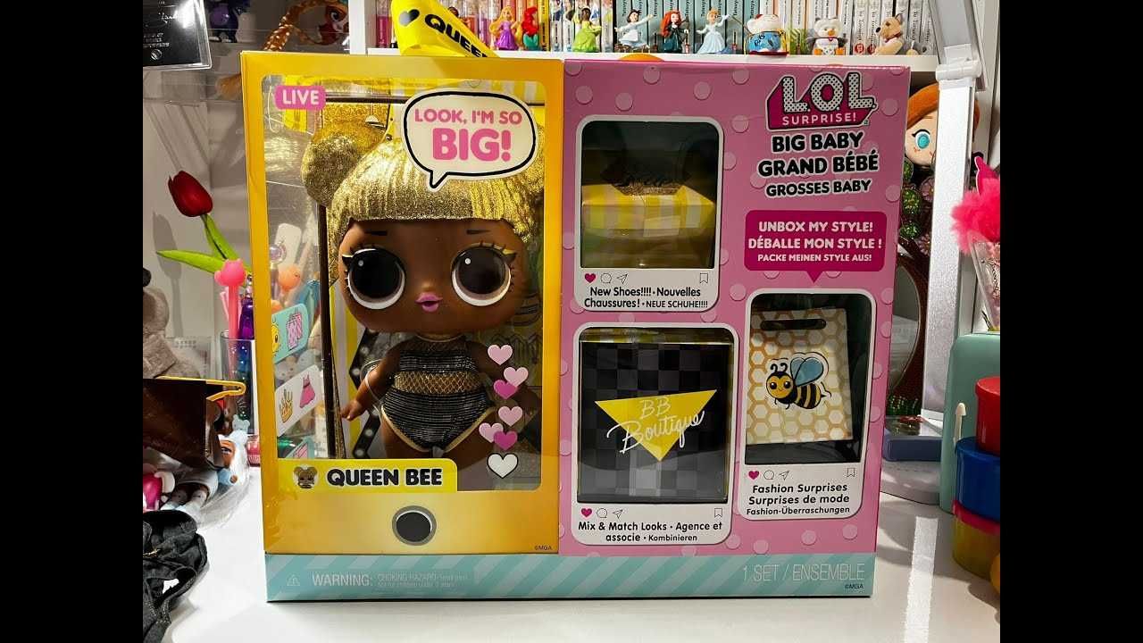 Мега Лялька L.O.L. SURPRISE! серії Big B.B.Doll LOL Big Baby Queen Bee