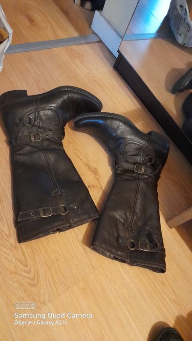 Kowbojki skórzane 37
