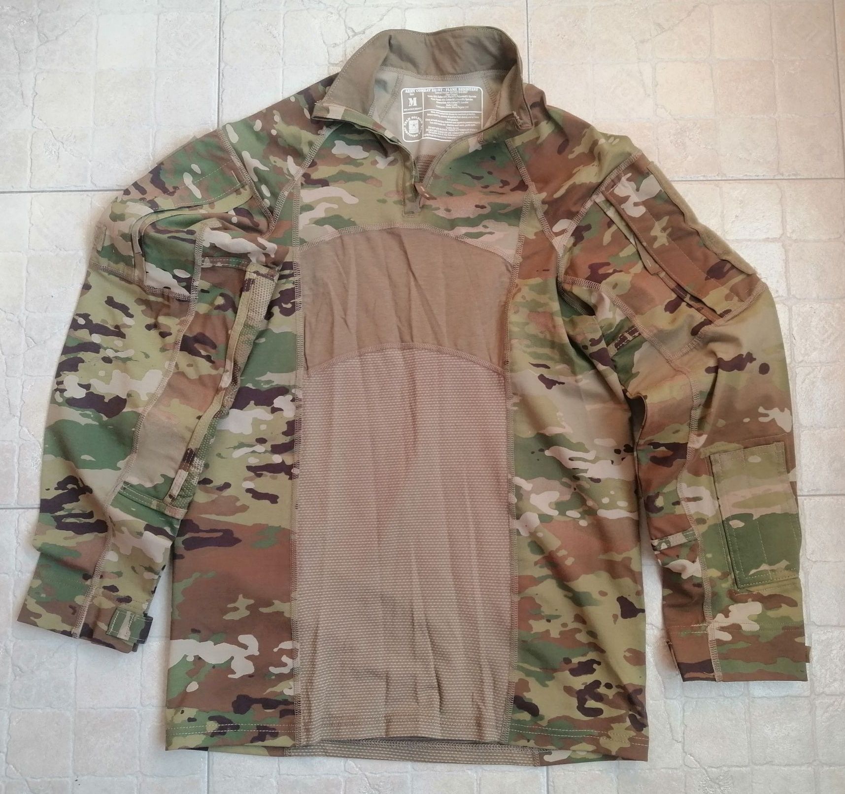 Рубашка боевая Massif Army Combat Shirt Flame Resistant, Texar A-TACS