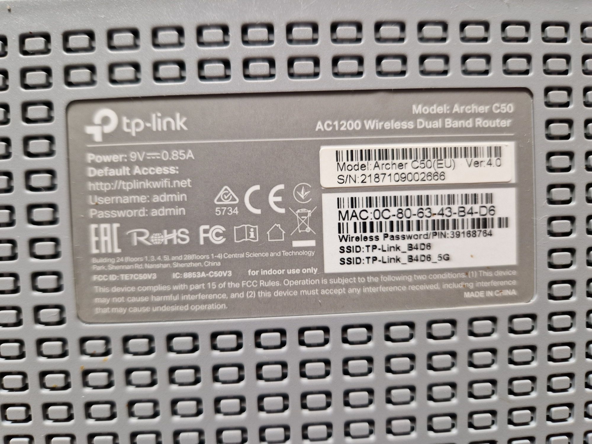 Router Tp-Link Archer C50