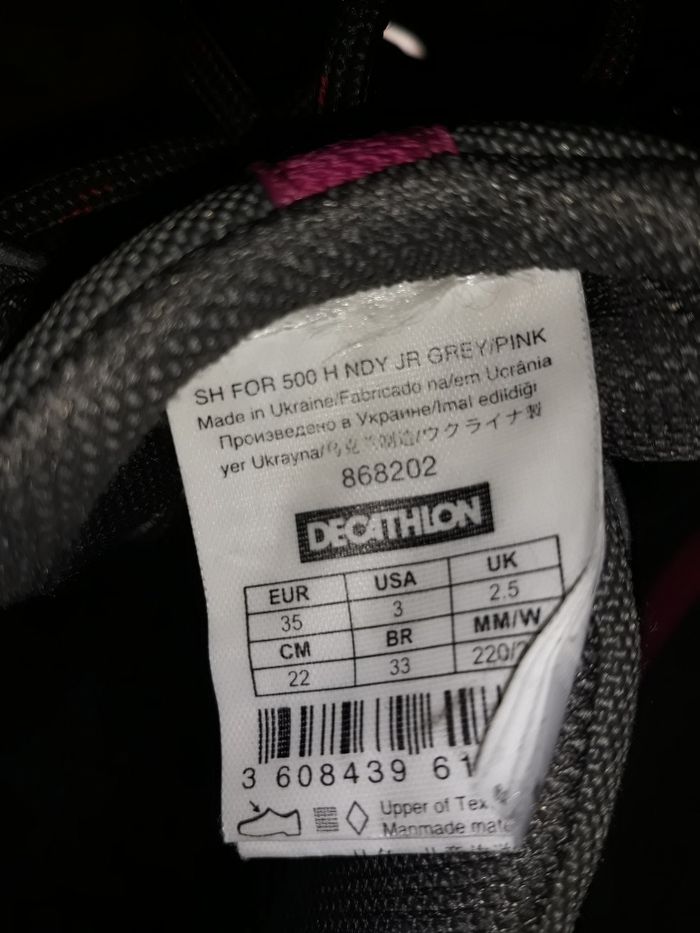 Buty górskie decatlon 35