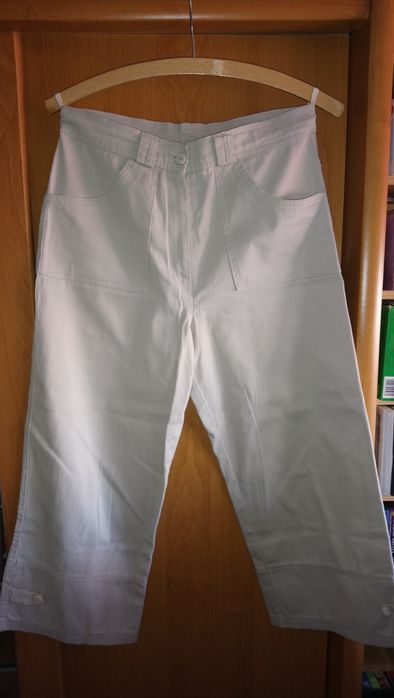 Spodnie damskie 3/4 r. 36 S/M bawełniane