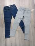 Nowy 2pak spodnie jeansowe jeansy rurki legginsy 122