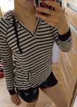Cienka bluza w paski