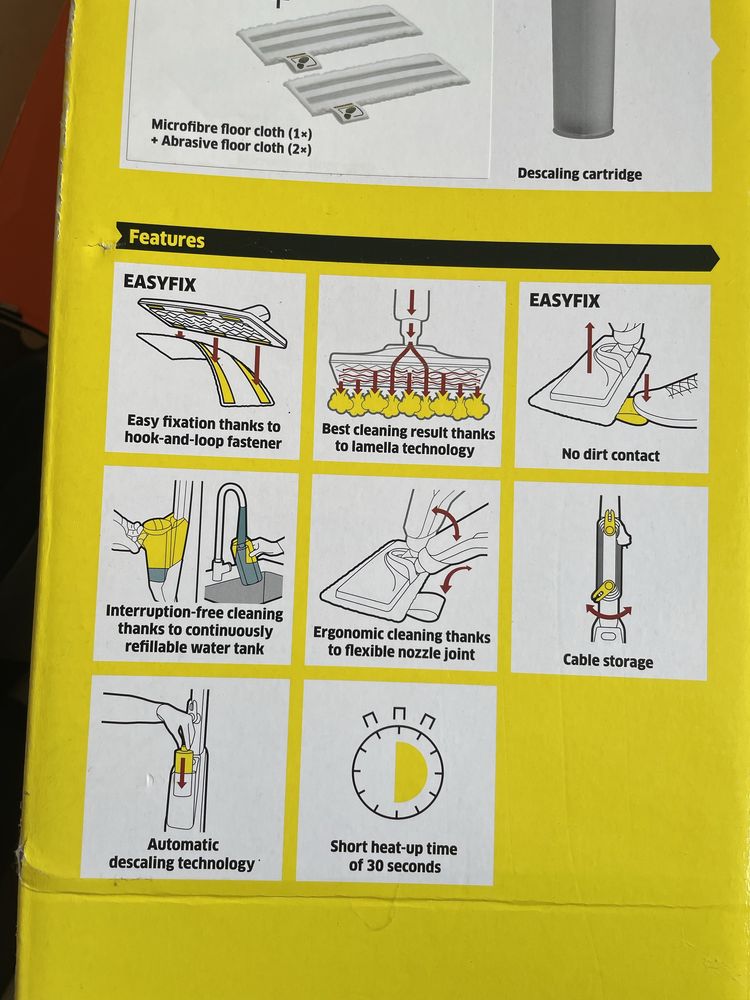 Mop parowy Aro Mop parowy Kärcher KST 2 Upright EasyFix