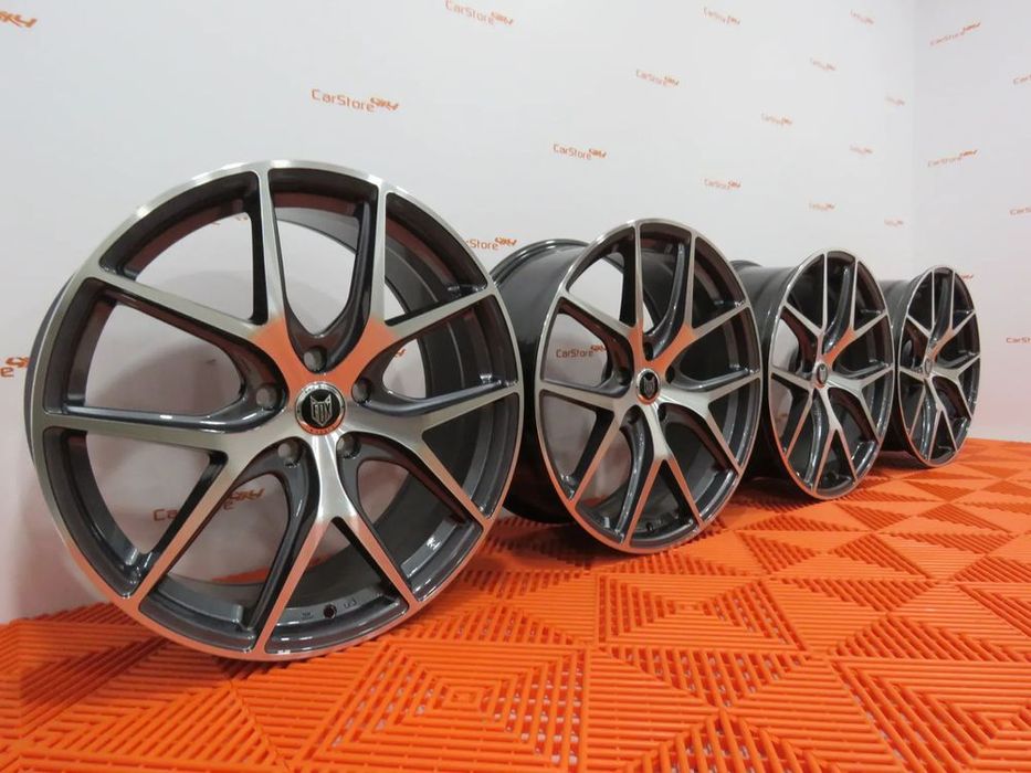 Jantes FOX Alpha 19 x  8j et 35 5x120 Gunmetal + Maquinado