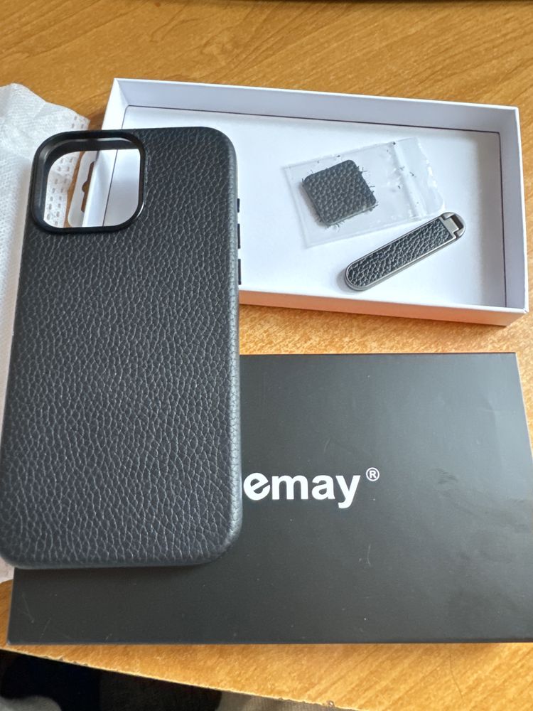 Belemay Leather Case iPhone 15 Pro Max шкіряний чохол преміум якості