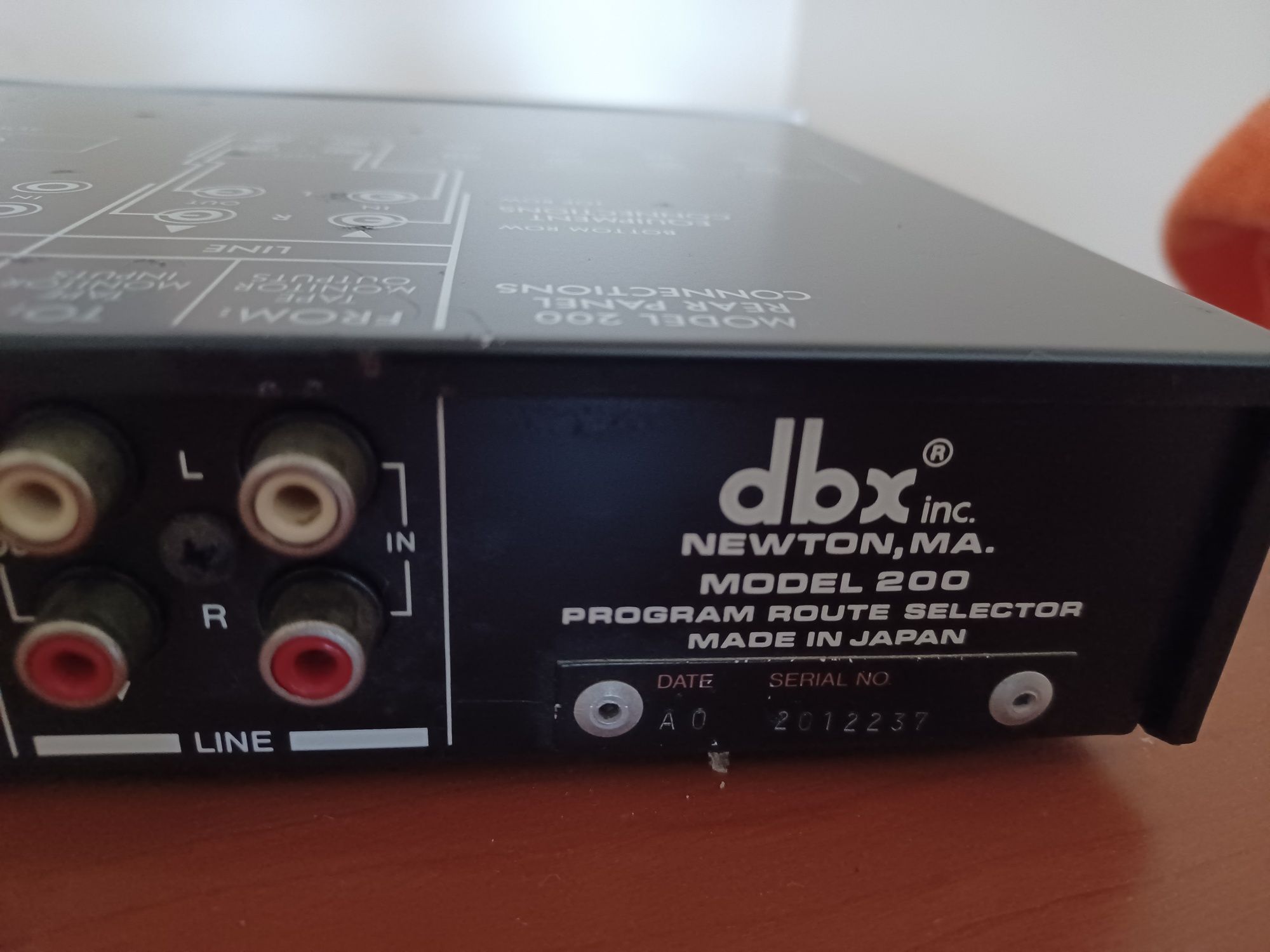 DBX200 Program Route Selector Black