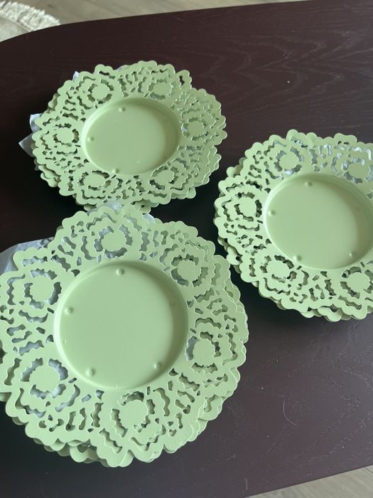 Podstawki wesele 10szt ikea szałwiowe boho glamour rustykalny ślub