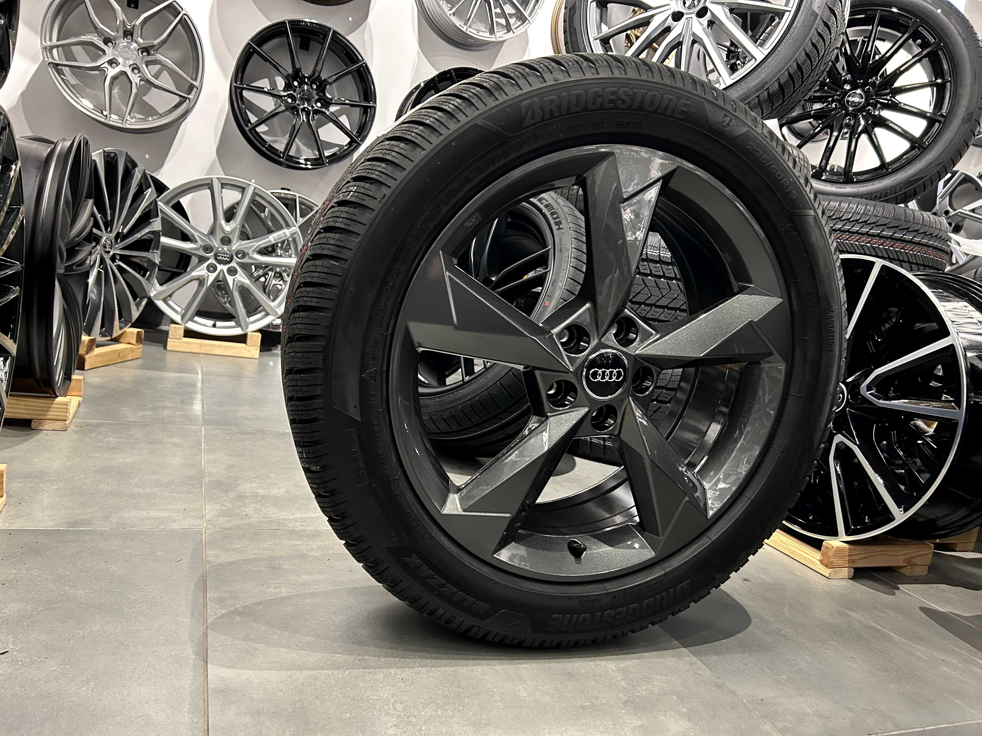 Oryginalne koła zimowe 19 5x112 ET43 Audi Q3 235/50R19 Bridgestone