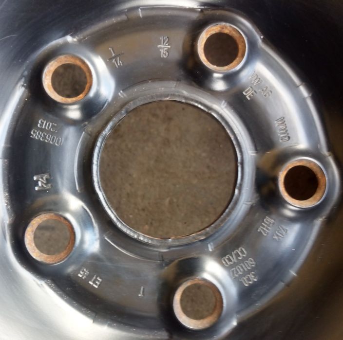 Felgi stalowe 7jx16" VW,AUDI,SKODA 5x112 ET45