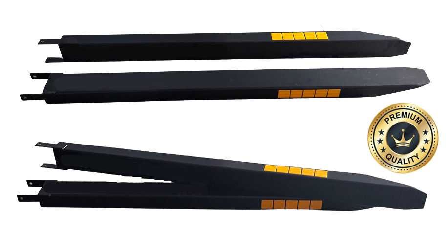 Przedłużki wideł 2600x180x80 8mm S355 Widły Nakładki do wózek widłowy