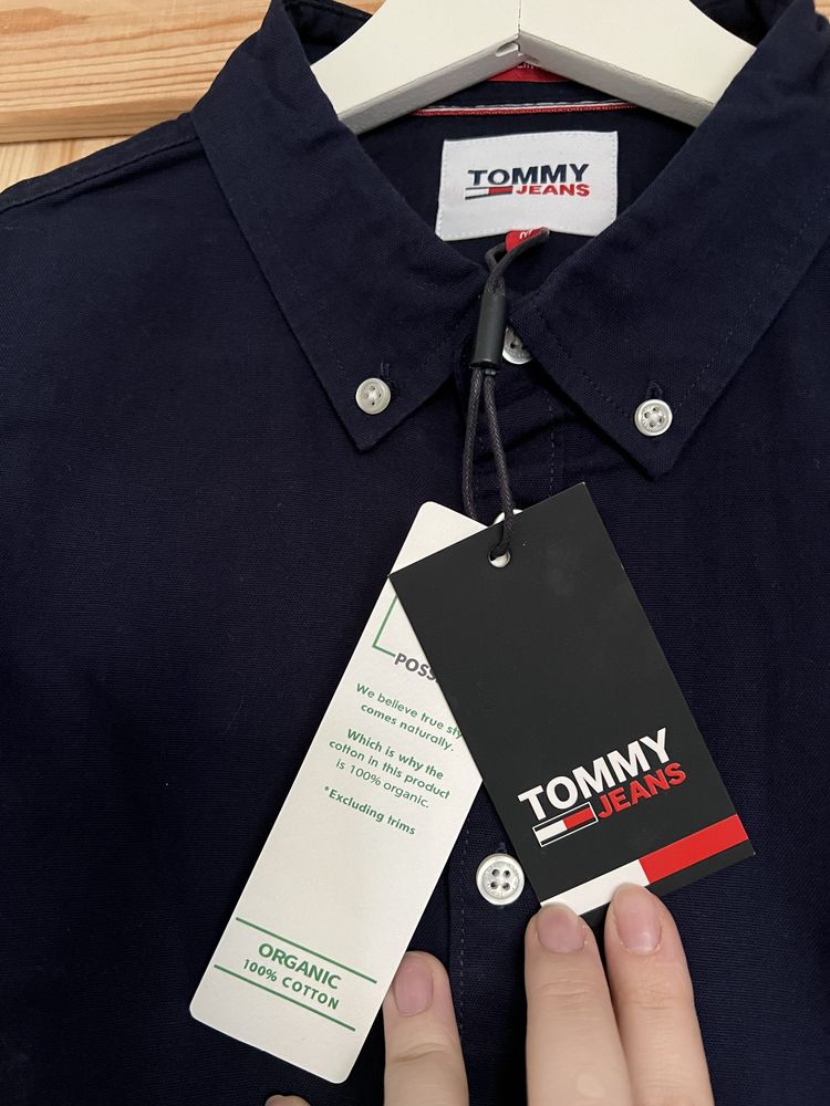 Granatowa koszula męska Tommy Hilfiger