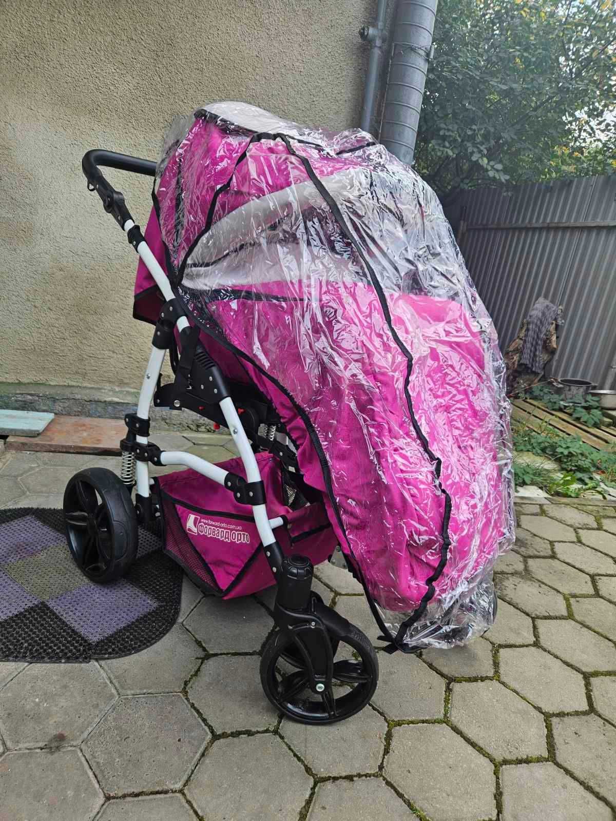 Крісло колісне. Модель CHILD 2. Рожевого кольору
