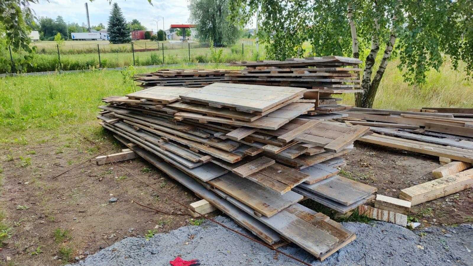 Deski szalunkowe, blaty na wieniec, słupy