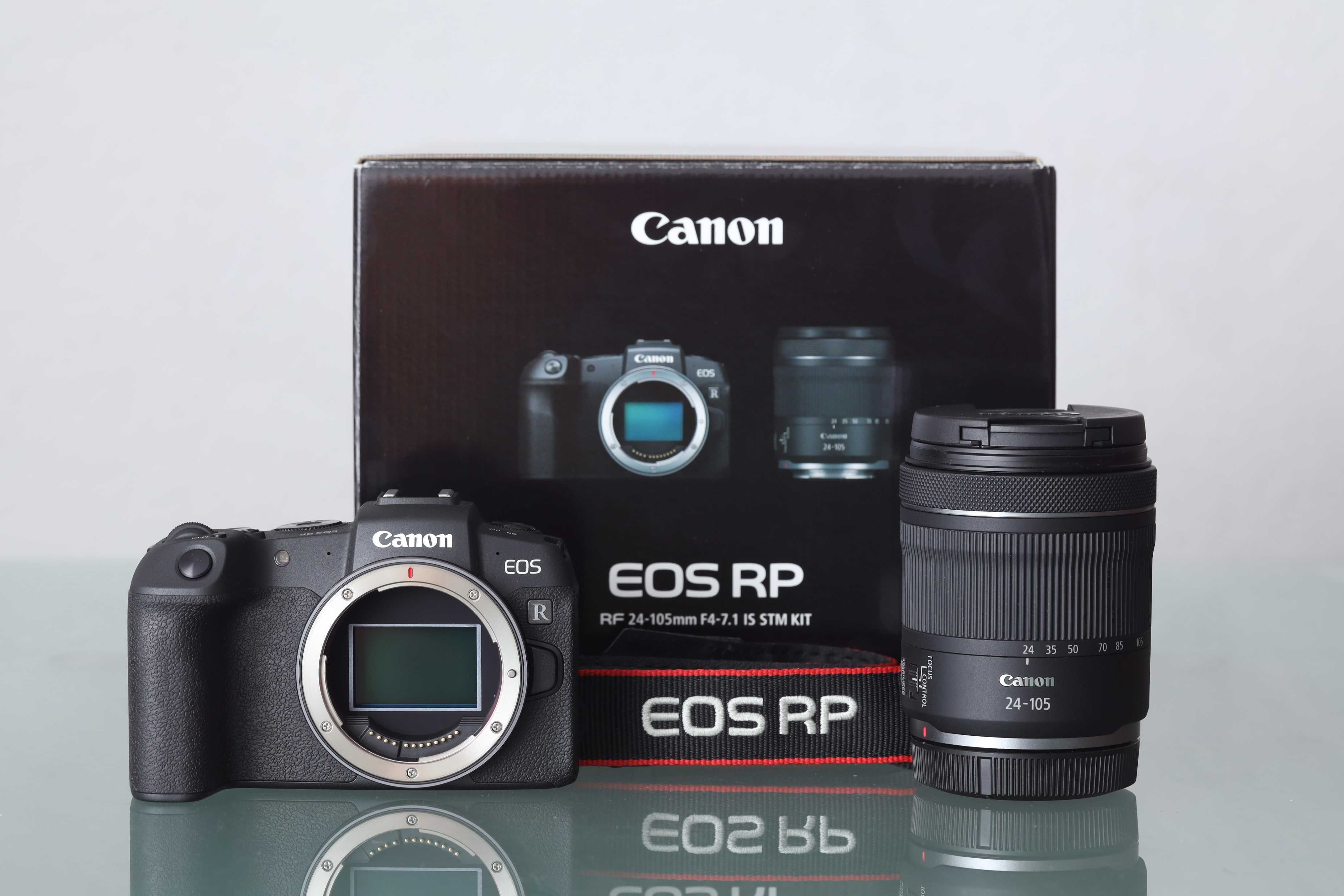 GWARANCJA - Canon EOS RP + RF 24-105mm f/4-7.1 IS STM – jak nowy
