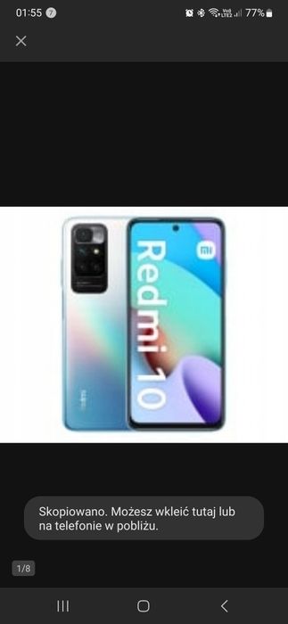 Smartfon Xiaomi Redmi 10 4 GB / 64 GB niebieski