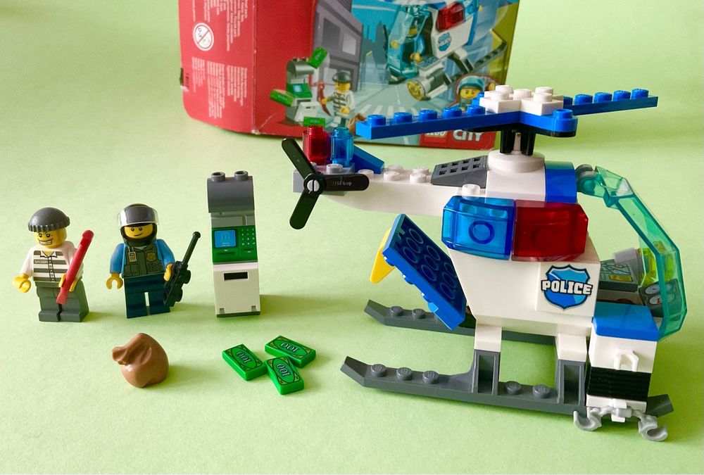 Lego City 10720- Helikopter policyjny, bankomat, myszki