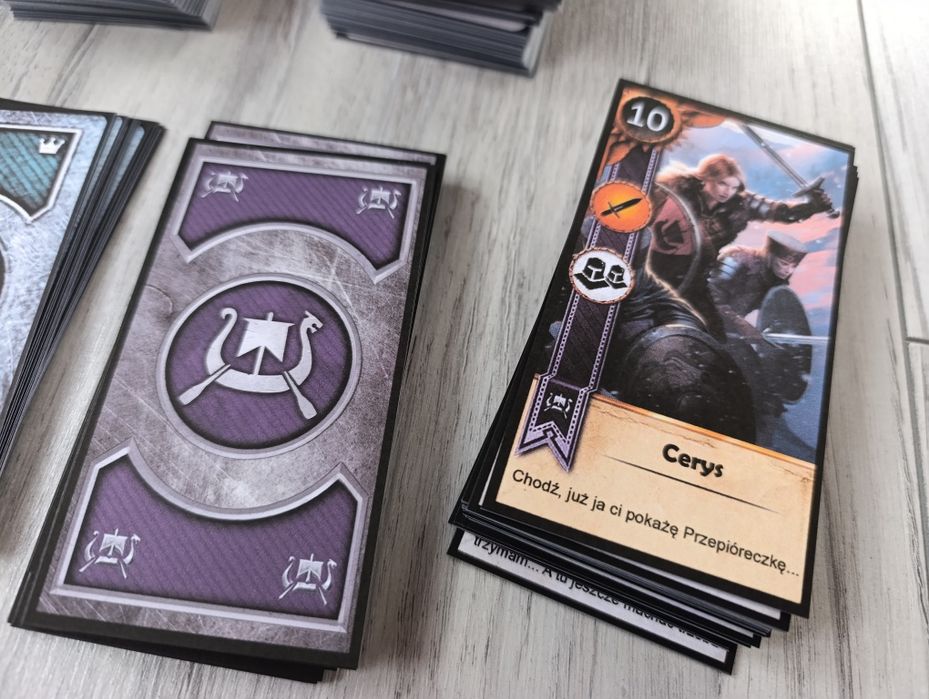 SKELLIGE karty do gry w gwinta wiedźmin - bez folii