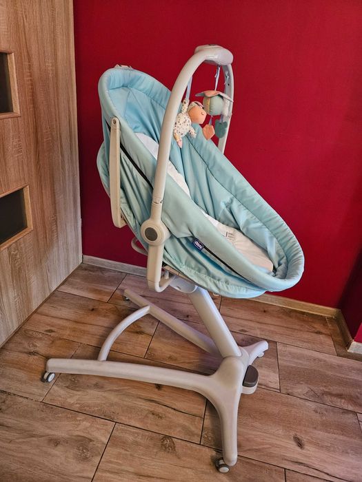 Dostawka CHICCO Baby Hug 4w1 – Łóżeczko niemowlęce / dziecięce AQUAREL