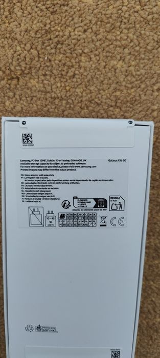 Samsung Galaxy A56 5G 128Gb [desbloqueado e selado] + capa e protetor