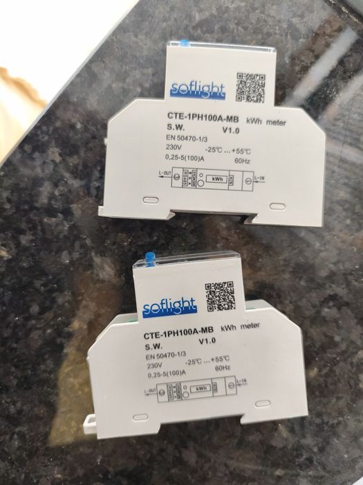 2 Contadores de eletricidade