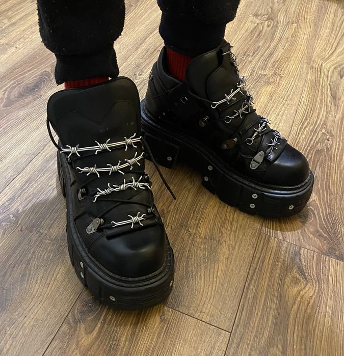 New Rock украшения аксесуары серебро для обуви sk8 y2k