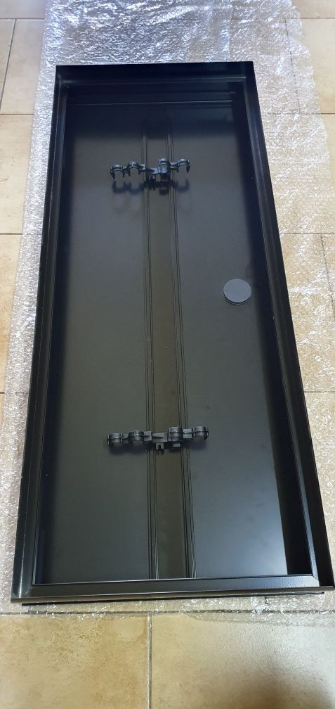 Pokrywa aluminiowa 100x40 czarna profil obły - pokrywa akwariowa