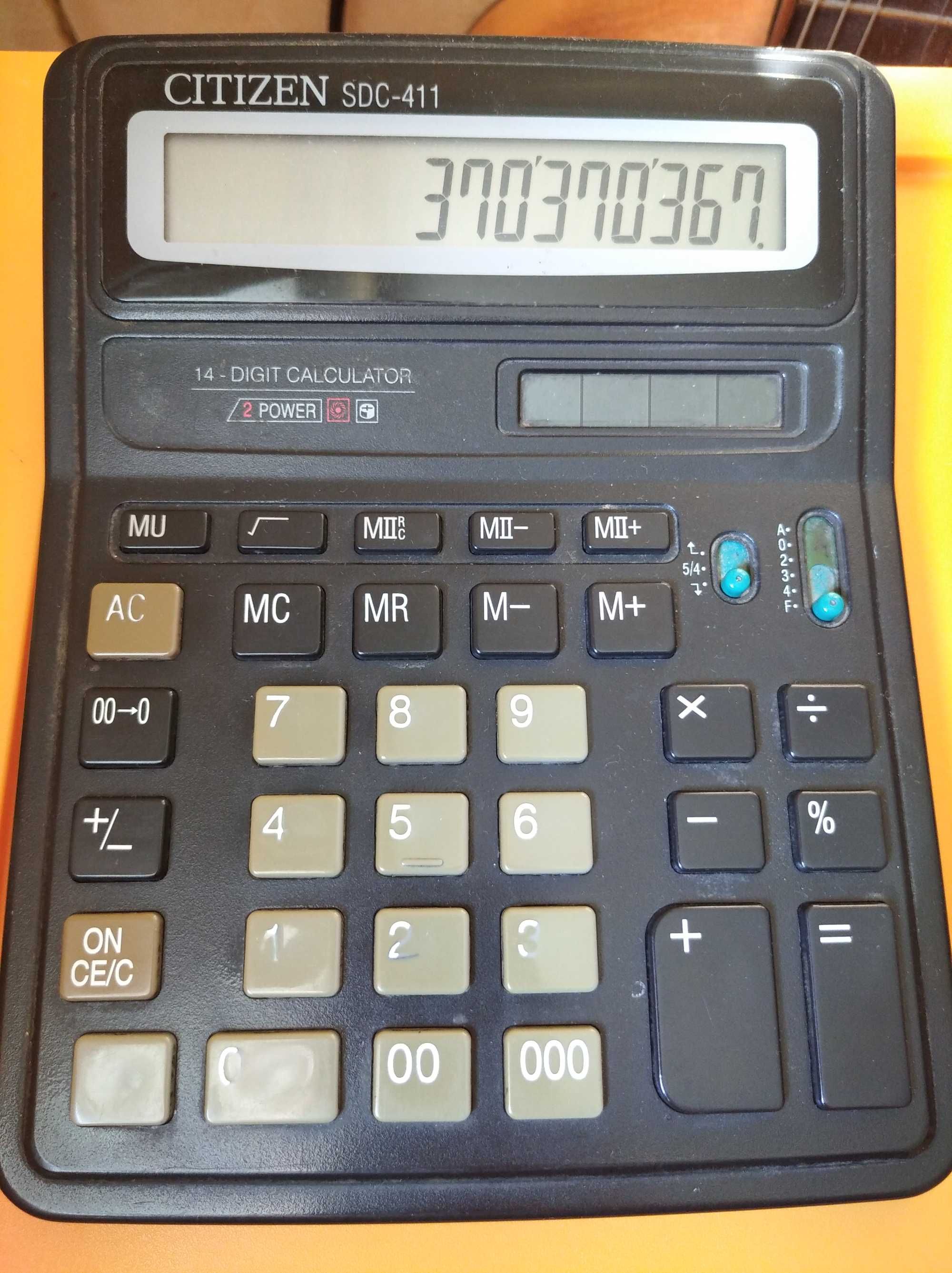 Калькулятор Citizen SDC-411