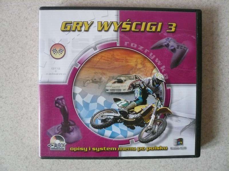 Gry Wyścigi 3, płyta CD.