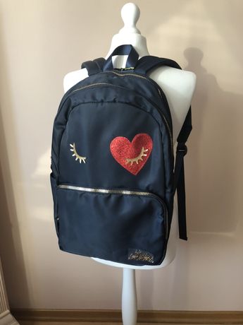 Plecak szkolny dla dziewczynki na prezent brokatowy Nowy