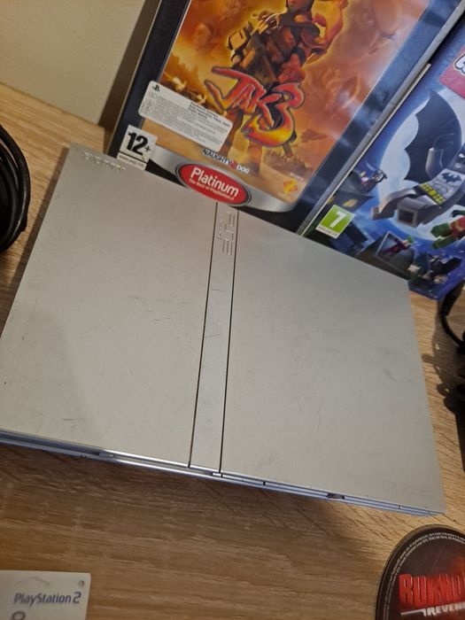 Konsola PlayStation 2 Slim Silver +Gry Pad