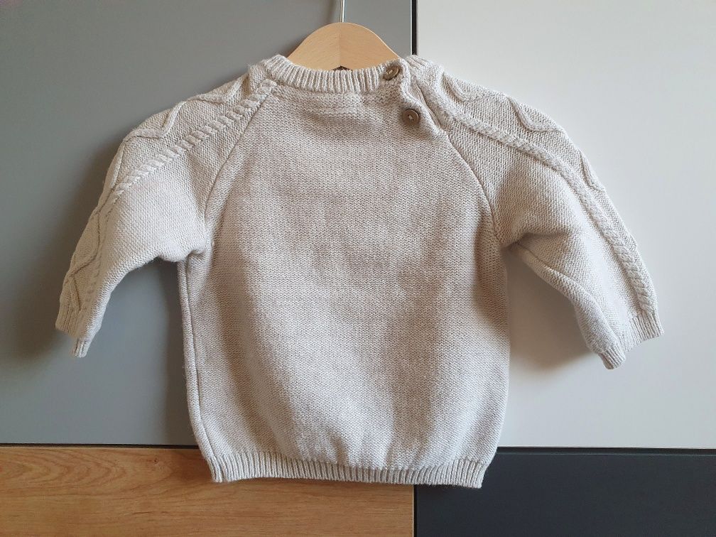 H&M ciepły sweter rozmiar 68