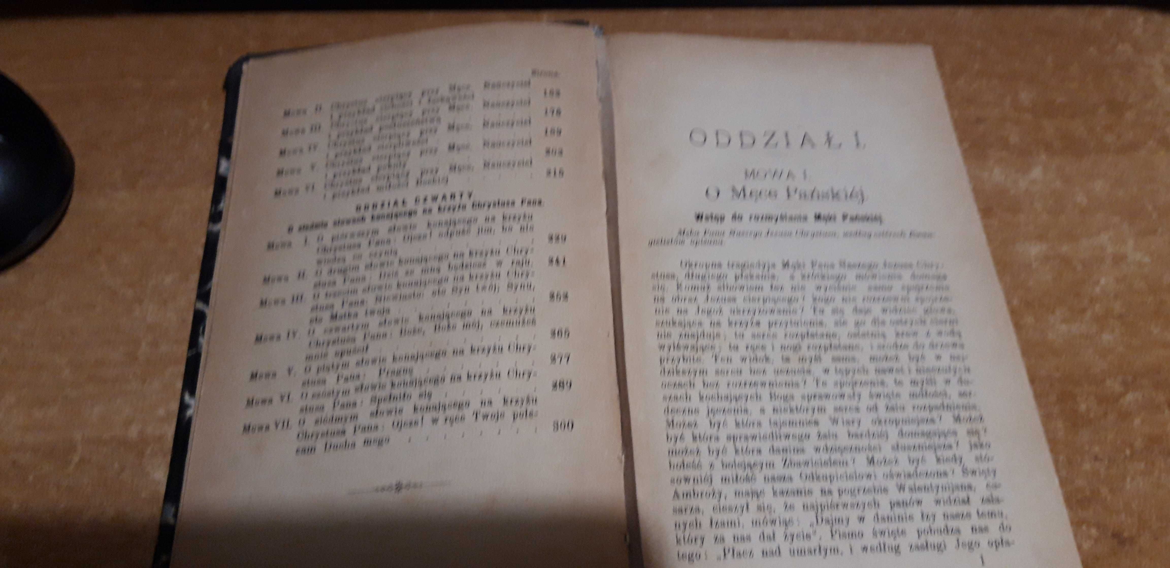 Mowy Parafijalne -Kazania Pasyjne - Ks.T. Grodzicki-Kr.1884,opr.