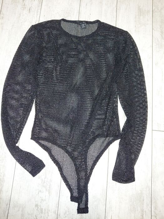 Блискуче боді в сітку М розмір