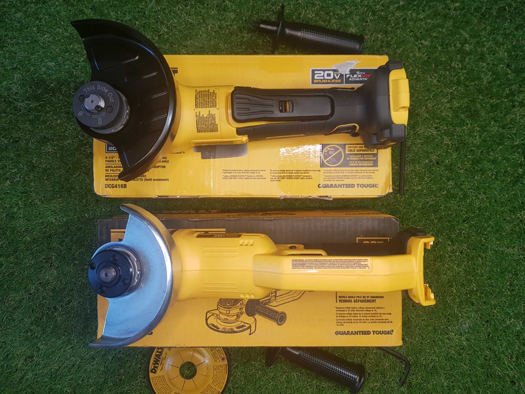 Болгарка аккумуляторная DeWALT DCG412 / DCG416 20V FLEXVOLT