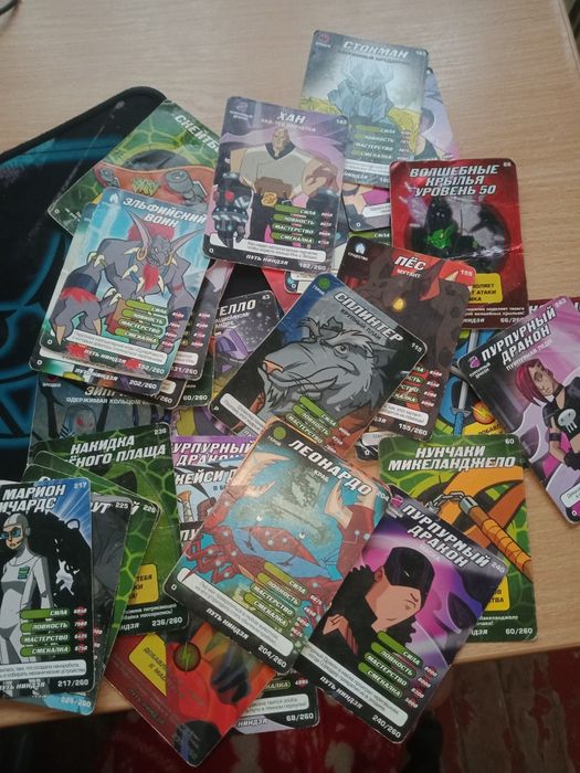 Карточки АТБ арена