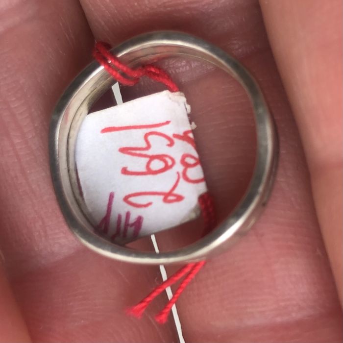 Обручка срібна вінтаж