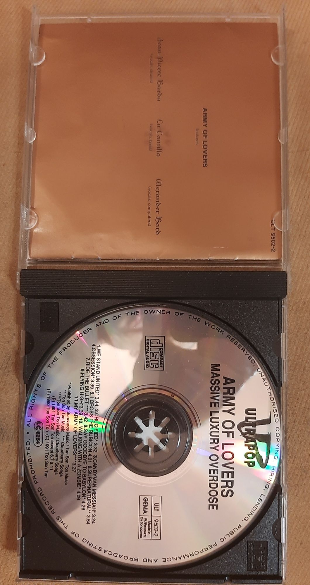 CD Army of Lovers Mssive Luxury Ov-se 1991 фирменный очень хорошем сос
