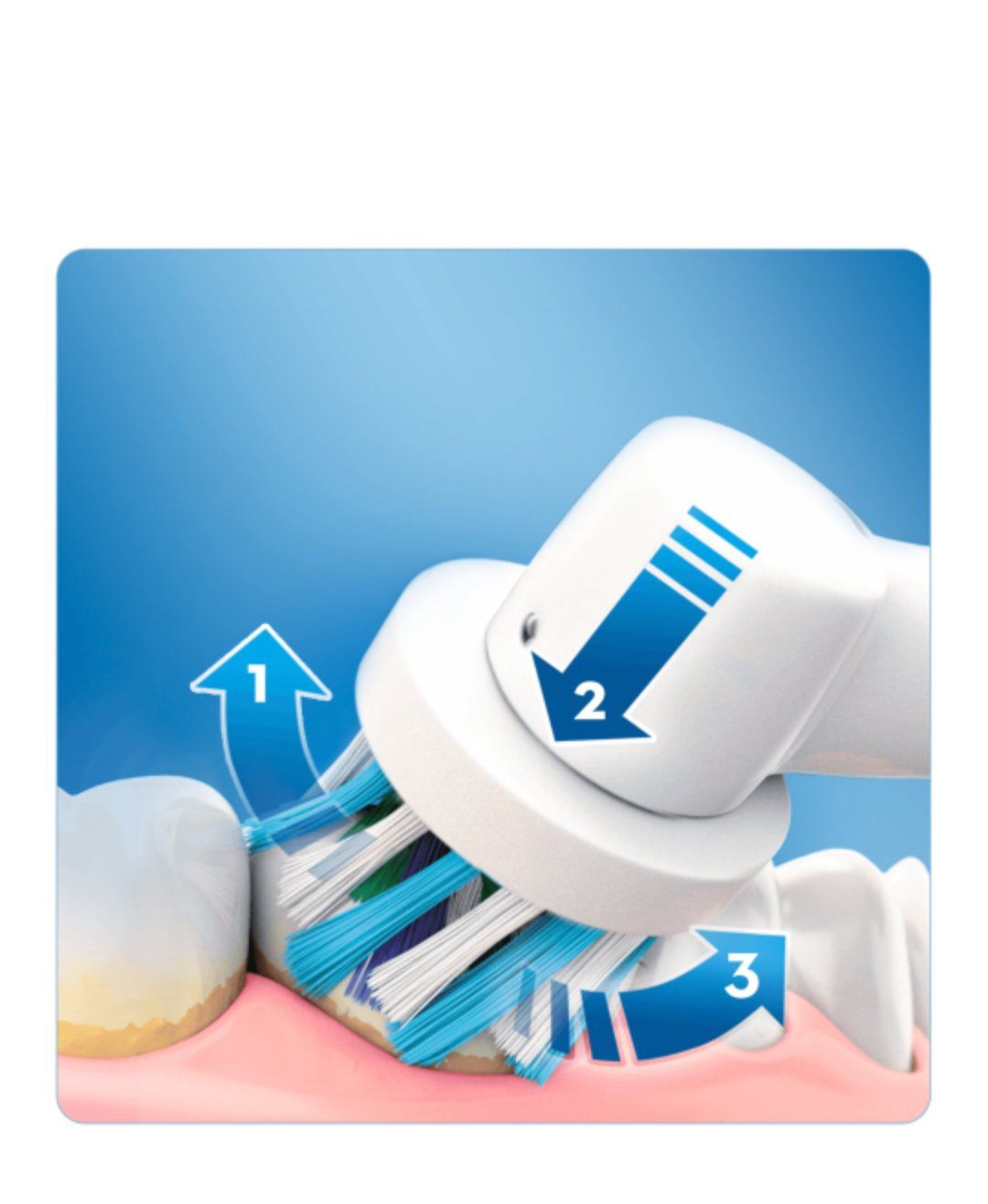 Szczoteczka rotacyjna ORAL-B Vitality 100 Cross Action Biały