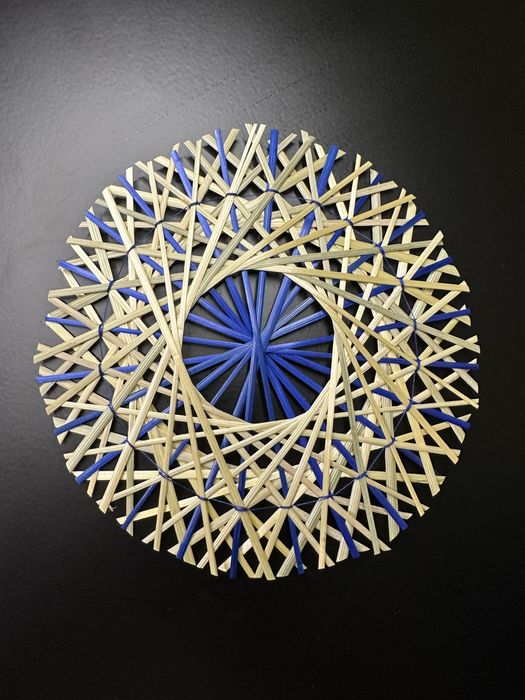 Солом'яні зірочки сніжинки з житньої соломи соломи