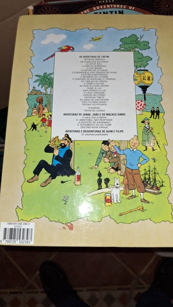 Tintim Herge e os picaros bd verbo