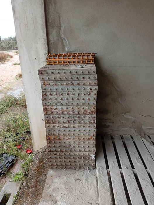 Chapas de cofragem pilar