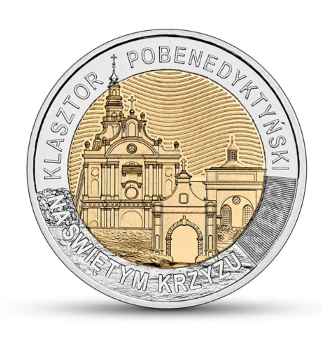 Moneta 5 zł Klasztor Pobenedyktynski