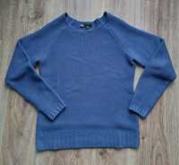 Sweter damski  niebieski M 38 akryl BPC