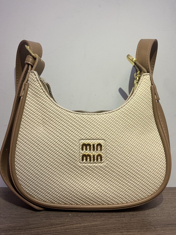 Сумка середня miu miu з регульованою довжиною